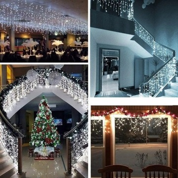 SOPLE 500 СВЕТОДИОДНЫЕ НАРУЖНЫЕ РОЖДЕСТВЕНСКИЕ СВЕТИЛЬНИКИ БЕЛЫЕ 8 РЕЖИМОВ IP44