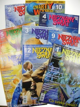 NIEZNANY ŚWIAT 2006 2009 2010 2011 +CZWARTY WYMIAR