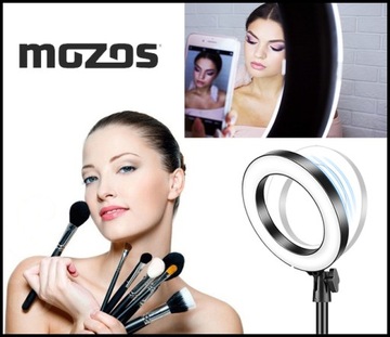 СВЕТОДИОДНАЯ КОЛЬЦЕВАЯ ЛАМПА РУЧКА ДЛЯ СЕЛФИ ДЛЯ МАКИЯЖА 3 ЦВЕТА ВЫСОТА до 41см