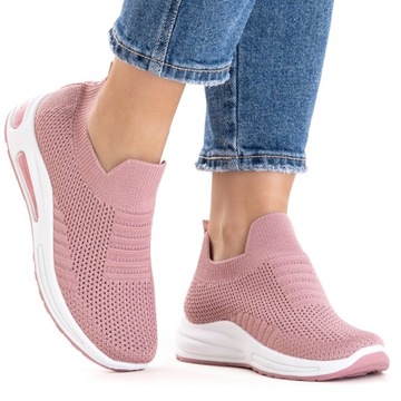 Buty sportowe sneakersy lekkie wsuwane oddychające elastyczne półbuty Axim