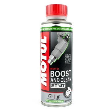 MOTOCYKLOWY DODATEK DO PALIWA MOTUL BOOST AND CLEAN MOTO CZYŚCI I SMARUJE