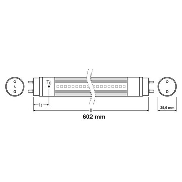 Świetlówka LED G13 T8 8W 900lm 6500K 60cm OSRAM