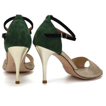 Танго высокие каблуки кожаная обувь 8,5 см