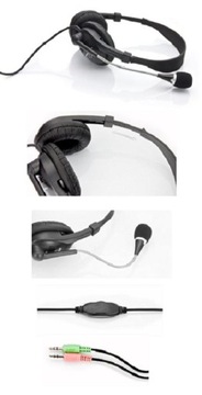 НАУШНИКИ ESPERANZA С МИКРОФОНОМ PRESTO