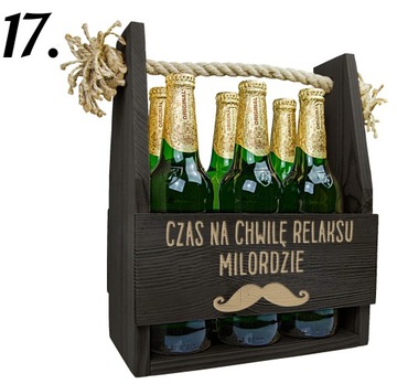 ТЕМНАЯ КОРОБКА, ПИВОВАРОК, ПОДАРОК ​​ПАПЕ, ДЕНЬ ОТЦА, ГРАВИРОВКА