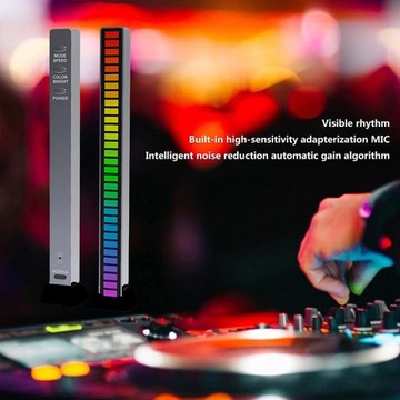 СВЕТОДИОДНАЯ ЛАМПА RGB USB-ЛАМПА МИГАЕТ В РИТМЕ МУЗЫКИ