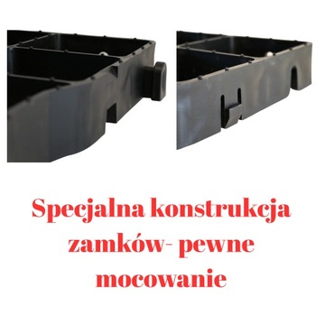 GEOKRATA KRATKA PARKINGOWA DROGOWA TRAWNIKOWA - NAJMOCNIEJSZA - 50 x 50 cm