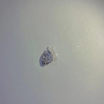 Ювелирные изделия из стерлингового серебра 925 пробы для тела, пирсинг пупка и пупка с каплями воды