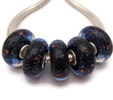CHARMS ZAWIESZKA KORALIK SZKŁO MURANO BEADS