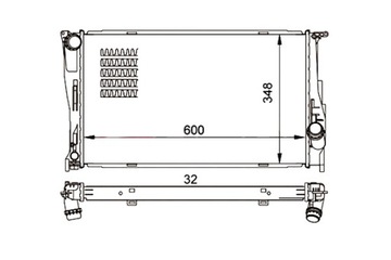 РАДИАТОР ДВИГАТЕЛЯ