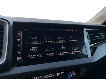 Audi A1 II 1.0 TFSI 110KM 2022 Audi A1 Sportback S Line Reflektory LED Apple CarPlay Android Auto Gwaranc, zdjęcie 18