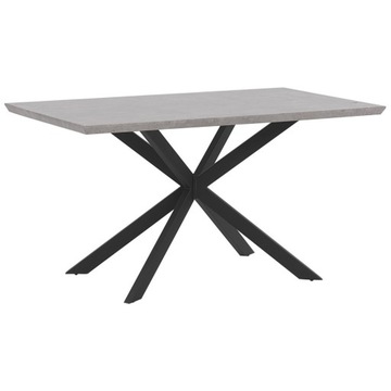 Stół do jadalni 140 x 80 cm imitacja betonu SPECTRA