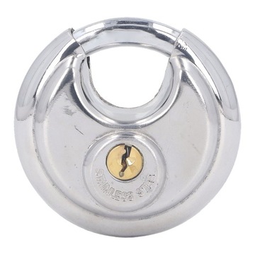 36 шт., навесной замок из нержавеющей стали 201, дисковый замок 70 мм с фитингом