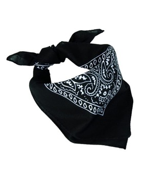 CHUSTA BANDANA BANDAMA WESTERN NA GŁOWĘ MIL-TEC Czarna