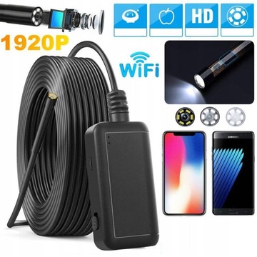 ЭНДОСКОПНАЯ КАМЕРА ДЛЯ ОСМОТРА 10M 6LED WI-FI FULL HD