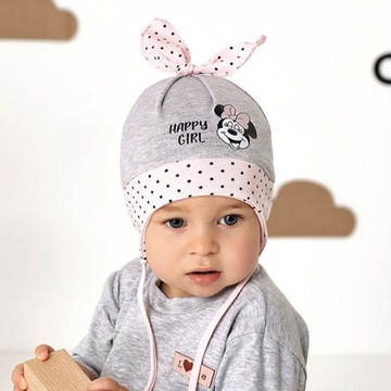 CZAPKA DLA DZIEWCZYNKI WIĄZANA polska r 48 50