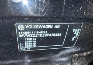 Volkswagen Golf VI Hatchback 5d 1.6 102KM 2009 Volkswagen Golf Niski przebieg, bezwypadkowy, bardzo zadbany 1.6 Benzyna, zdjęcie 19