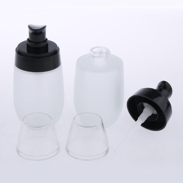 2 стеклянные бутылки по 50 мл с дозатором для мыла.