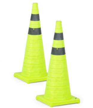 Pachołek Drogowy Ostrzegawczy Składany Odblask Słupek Odblaskowy 60cm