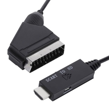 КОНВЕРТЕР AV SCART В HDMI 720P 1080P 60 Гц ДЛЯ ПРОВОДНОЙ КОНСОЛЬ WW420303 1 м