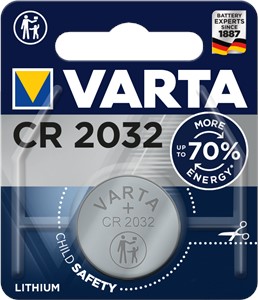 Bateria VARTA CR2032 guzik okrągła ZEGAREK KLUCZYK