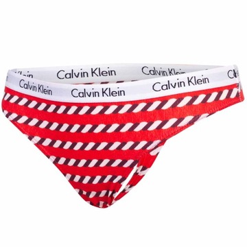 CALVIN KLEIN STRINGI DAMSKIE MAJTKI THONG 5PK WIELOKOLOROWE r.M