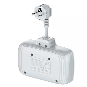 Удлинитель Power Strip, короткий удлинительный кабель Thief с 4 зарядными устройствами USB PD, 2500 Вт