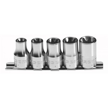 Zestaw nasadek 1/4 do śrub torx E4 - E10 Facom RTX