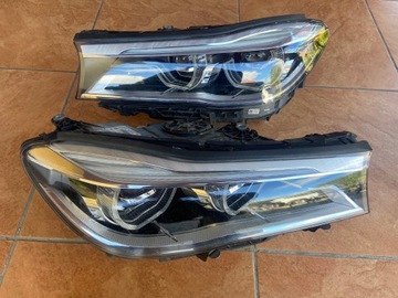 BMW G11 G12 Adaptive LED Lampa Reflektor Kompletne Przed Lift Prawa Lewa EU