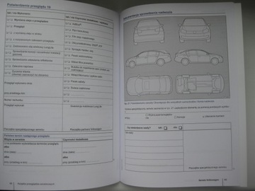Сервисная книжка VW 05/2015 Оригинальная польская сервисная книжка Volkswagen