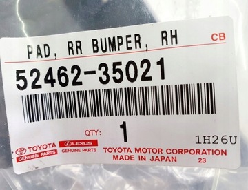 ROH PRAVÝ NÁRAZNÍK ZADNÍ TOYOTA FJ CRUISER OE