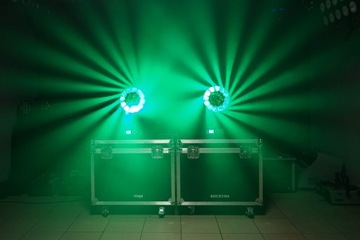 НАБОР 2 ДВИГАЮЩЕЙСЯ ГОЛОВКИ BEYE ROTO ZOOM 19x40W RGBW