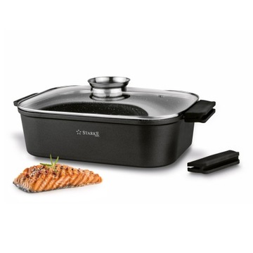 Brytfanna non-stick (nieprzywierająca) Starke Pro Taylor MARBLE 6,8 l