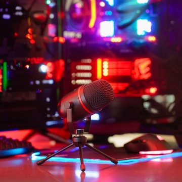 USB-МИКРОФОН ДЛЯ СТУДИИ КОМПЬЮТЕРНЫХ ИГРОВ VLOGER KRUGER MATZ GV-200