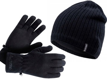 CZAPKA MĘSKA ZIMOWA RĘKAWICZKI RAMIR bk SALMO 2w1