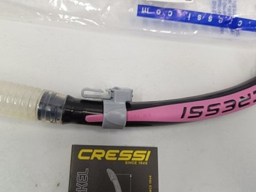 Rurka do nurkowania fajka CRESSI ALPHA ULTRA DRY SNORKEL SILVER/PINK