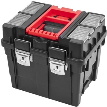 Инструментальная тележка с колесиками BQ, металлическими ручками.