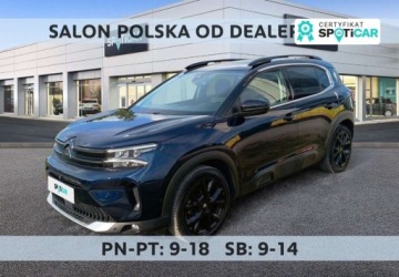Citroen C5 Aircross 2023 Citroen C5 Aircross 1.5 BlueHDi Max EAT8 SalonPL ASO Pewny FV23 Kredyt 0 L