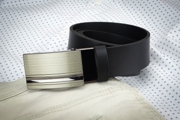 Кожаный мужской ремень Gracio Belt 110см для брюк