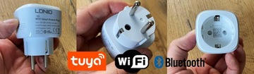 Интеллектуальная SMART WiFi SOCKET TUYA Ваттметр