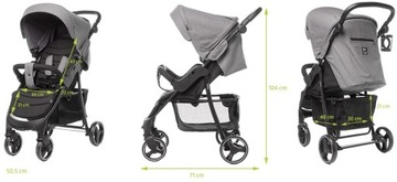 Коляска 4BABY RAPID Коляска до 22 кг