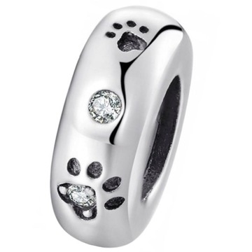 Charms Zawieszka Charms Stoper Łapki Srebro 925 Charmsy Trusky