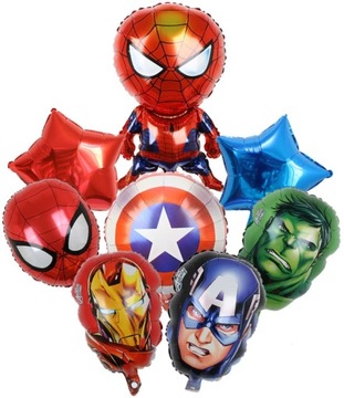 BALON FOLIOWY ZESTAW SPIDERMAN AVENGERS 80cm A33