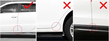 Резиновые накладки защищают углы дверей TOYOTA.