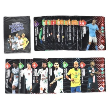 КОЛЛЕКЦИОННЫЕ ФУТБОЛЬНЫЕ КАРТОЧКИ FIFA ЧЕРНЫЕ 55 ШТ. - КОЛЛЕКЦИОННЫЙ НАБОР