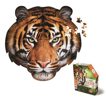 Puzzle Konturowe Układanka I AM Tygrys 300 el
