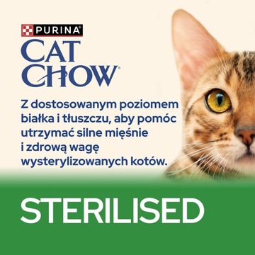 Purina Cat Chow Sterilized Turkey Food 15 кг