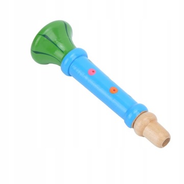 2шт деревянная игрушка со звуком трубы