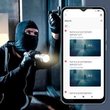 ZESTAW DO MONITORINGU 4x KAMERA IP WIFI ZEWNĘTRZNA + MYSZ + REJESTRATOR