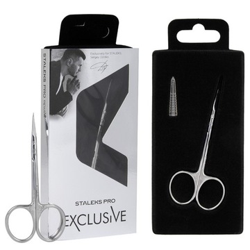 STALEKS PRO NOŻYCZKI DO SKÓREK PAZNOKCI EXCLUSIVE MAGNOLIA SX-21/1M 21MM
